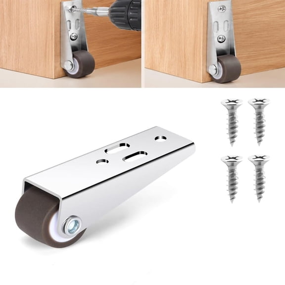 Sliding Door Roller Wheel, Heavy Duty Track Roller Replacement with Smooth Quiet Operation and Easy Installation, Adjustable Door Wheel for Cabinets Furniture Gates Wardrobes Storage Racks