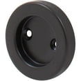 thumbnail image 1 of Sliding Door Round Pull, 2-1/8 Inches, Matte Black by Stone Harbor Hardware, 1 of 1