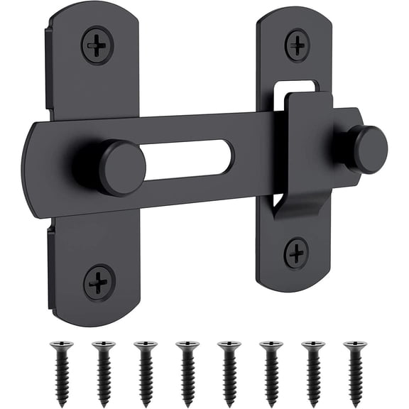 Sliding Door Safety Lock, Stainless Steel Bar Flip Latch Gate Bolt