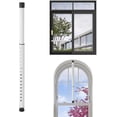 thumbnail image 1 of Sliding Door Security Bar for Sliding Glass Door 17-50 inch Adjustable Window Security Bar Heavy Duty Patio Door Security Bar Child Proof Anti Lift Door Jammer with Rubber Tips Home Apartment Hotel, 1 of 3