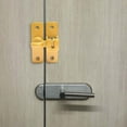 thumbnail image 1 of Sliding Door Security Lock Latch 90 Degree Door Bolt Lock with Screws, Heavy Duty Door Safety Lock for Sliding Door Cabinet Pet Door Bathroom, Aluminum Door Lock Latch for Home Security Protection, 1 of 6