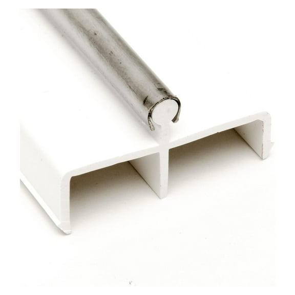 Sliding Door Track Replacement White 72' | Made in USA | Sliding Door Rail Track