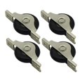 thumbnail image 1 of Sliding Door Wheels Rollers Nylon Pulley Set of 4 Durable Smooth Gliding for Home Furniture, 1 of 9