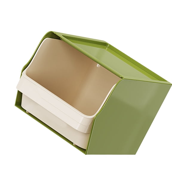 Sliding Drawer Teabag Storage PP Materials Space Efficient Organizers for Countertop Use With Visible Contents Designs