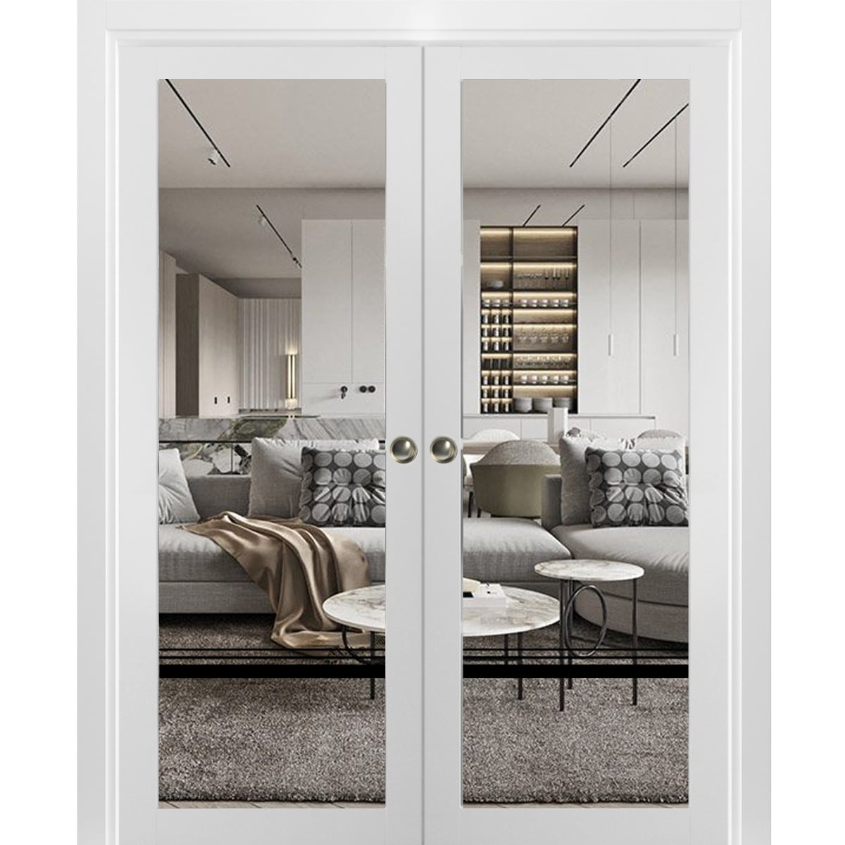 Interior French Doors 60 X 80