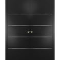 thumbnail image 1 of Sliding French Double Pocket Doors | Planum 0020 Matte Black | Kit Trims Rail Hardware | Solid Wood Interior Bedroom Sturdy Doors-48" x 84" (2* 24x84), 1 of 6