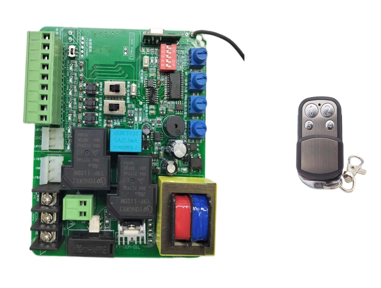 Sliding Garage Door Control Panel Spring Limit Switch