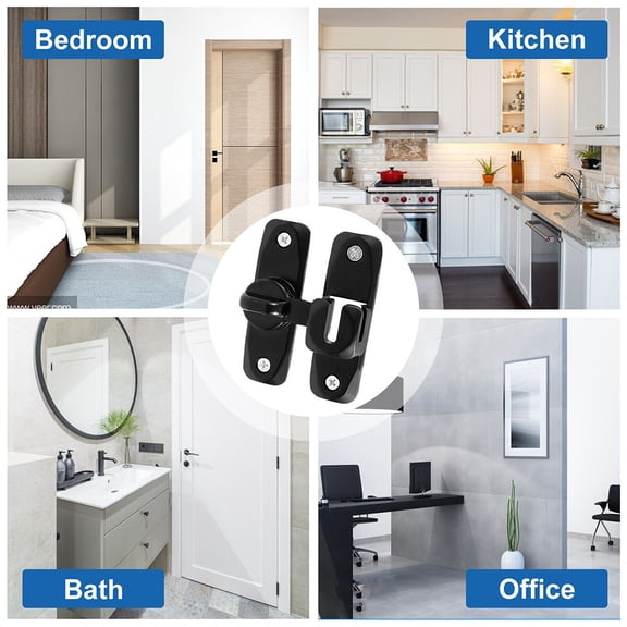 Sliding Gate Barn Door Lock Hook Latch Bolt Stainless Steel For Cabinet