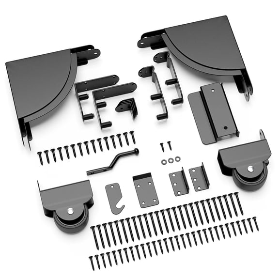 Sliding Gate Kit With Wheel Heavy Duty Fence Frame Hardware