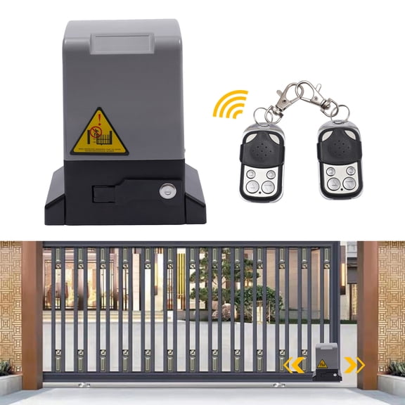 Sliding Gate Opener Electric Operator 1322 lbs 600kg Automatic Motor Remote Kit