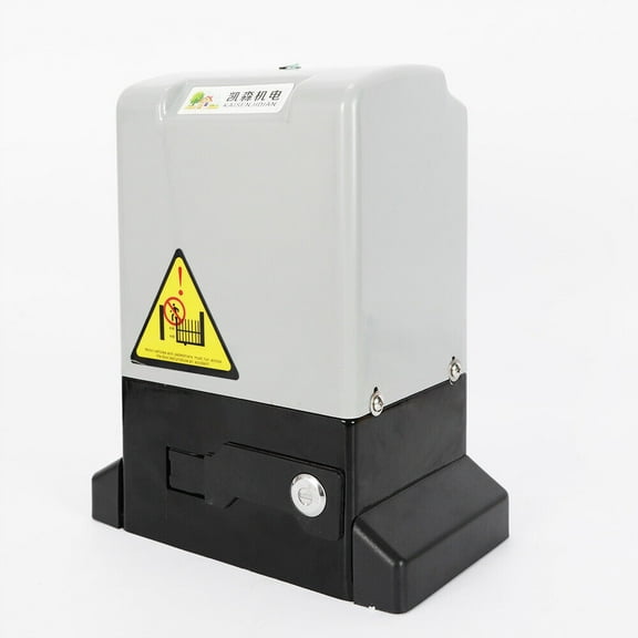 Sliding Gate Opener Electric Operator Security Kit Automatic Motor Roller 1200KG Sliding Gate Opener 1200KG Automatic Motor Remote Kit w/ 6m Rail Track 550W