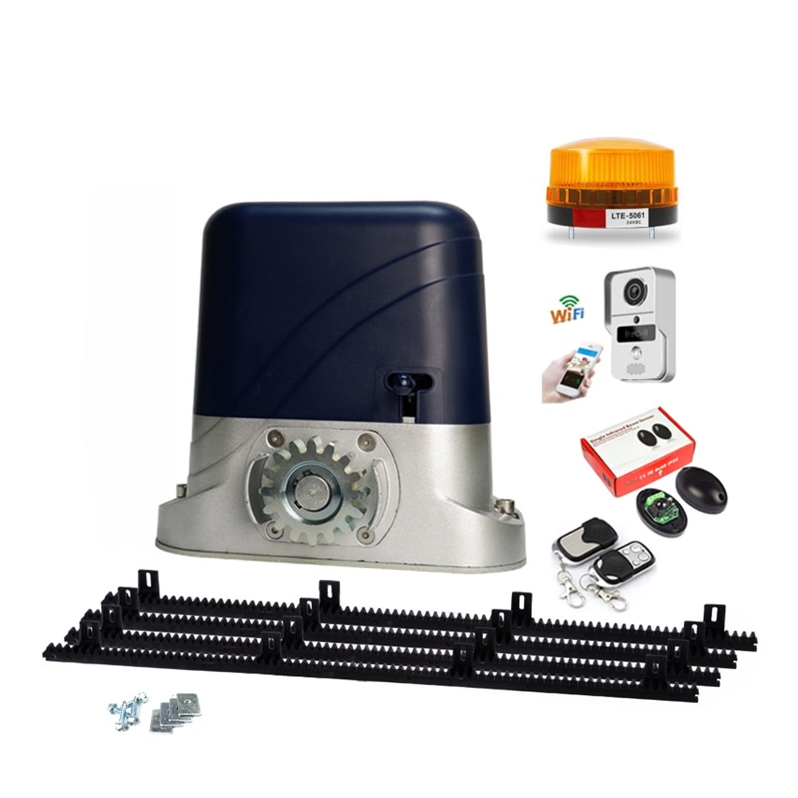 Sliding Gate Motor Raz Rack Sliding Gate Opener With 2 Meters(6.5ft) Nylon Racks,Automatic Slide ...