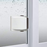 Sliding Glass Door Child Lock - 4 Pack Baby Safety Slide Window Locks for Kids Proof Patio Closet Doors No Drilling Tools Needed Coffee