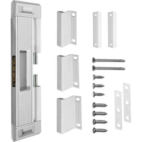 Sliding Glass Door Lock  Double Deadbolt Patio Door Security Lock  Child Safety Lock, Anti-Lift, 3-Receiver Latches  for Home, Airbnb, Rentals  Installation Required