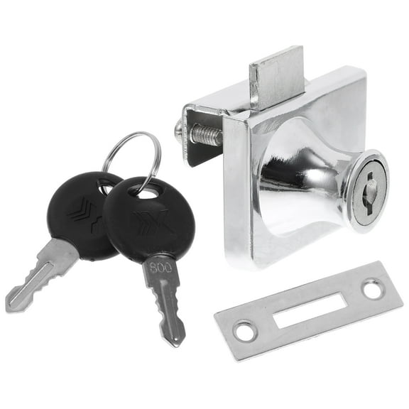Sliding Glass Door Lock Glass Showcase Lock Display Cabinet Lock Anti-theft Lock