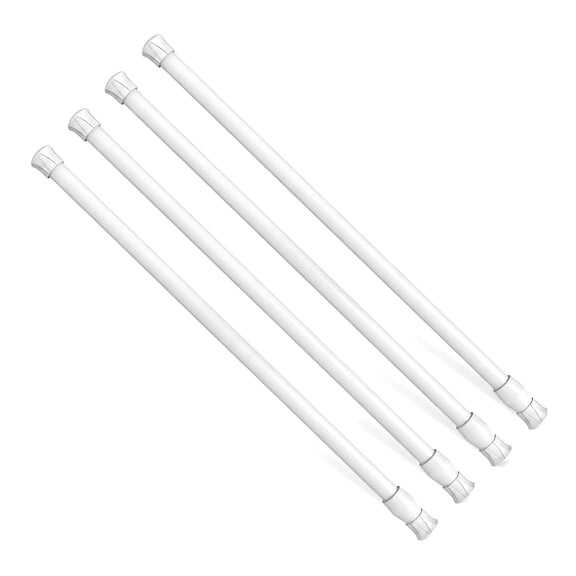 Sliding Glass Door Security Bar, 4 Pack Adjustable Window Security Bar Lock, Telescoping Door Lock Bar for Sliding Doors and Windows, Child Safety Home Protection