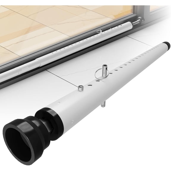 Sliding Glass Door Security Bar,Window Security Bars Inside,17-50 inch Adjustable Patio Door/Window Lock Bar for Burglar Proof/Child Safety, Window Stoppers for Sliding/Vertical Windows -1 PCS