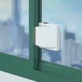 thumbnail image 1 of Sliding Glass Door & Window Lock, No Drill Security Lock for Patio & Closet Doors, Anti-Theft Safety Fastener, Easy Install Plastic Lock (Brown), 1 of 6