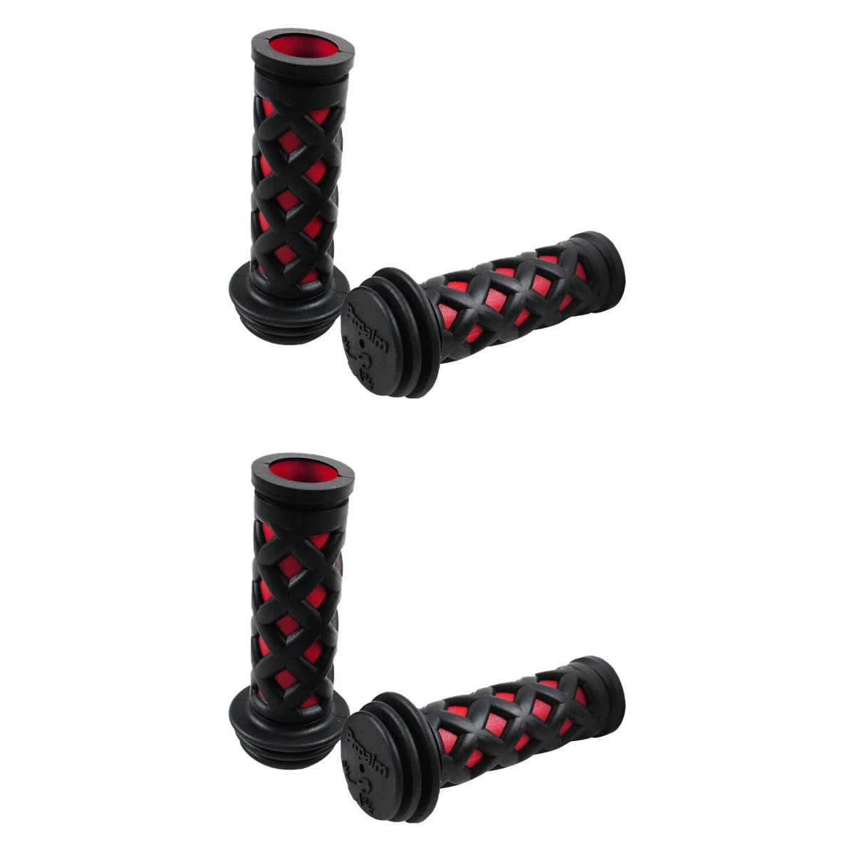 Sliding Handlebar Cover 2 Pack Grips Bicycle for Kids Mini Bike Grasp Child Red Ecofriendly
