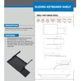 Sliding Keyboard Shelf for 16