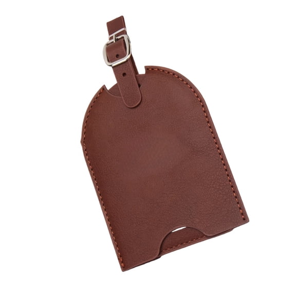 Sliding Luggage Labels With Concealed Information Panel For Frequent Travelers