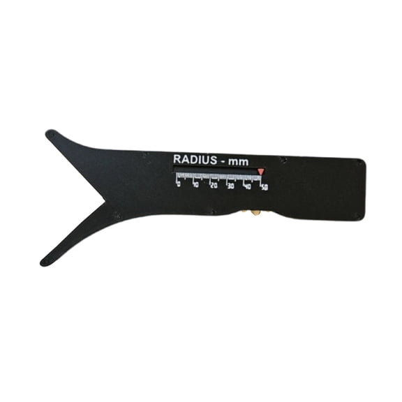 Sliding Measuring Ruler Ergonomic Multipurpose Gauge Measurement from 0-50mm for Woodworking Drafting