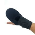 thumbnail image 1 of Sliding Mitt,Baseball Sliding Mitt,Sliding Mitt Baseball for Base Running,Sliding Mitt for Baseball and Softball,Protect Fingers,Elastic Compression Strap,Adult Open Finger Black Left Hand, 1 of 7