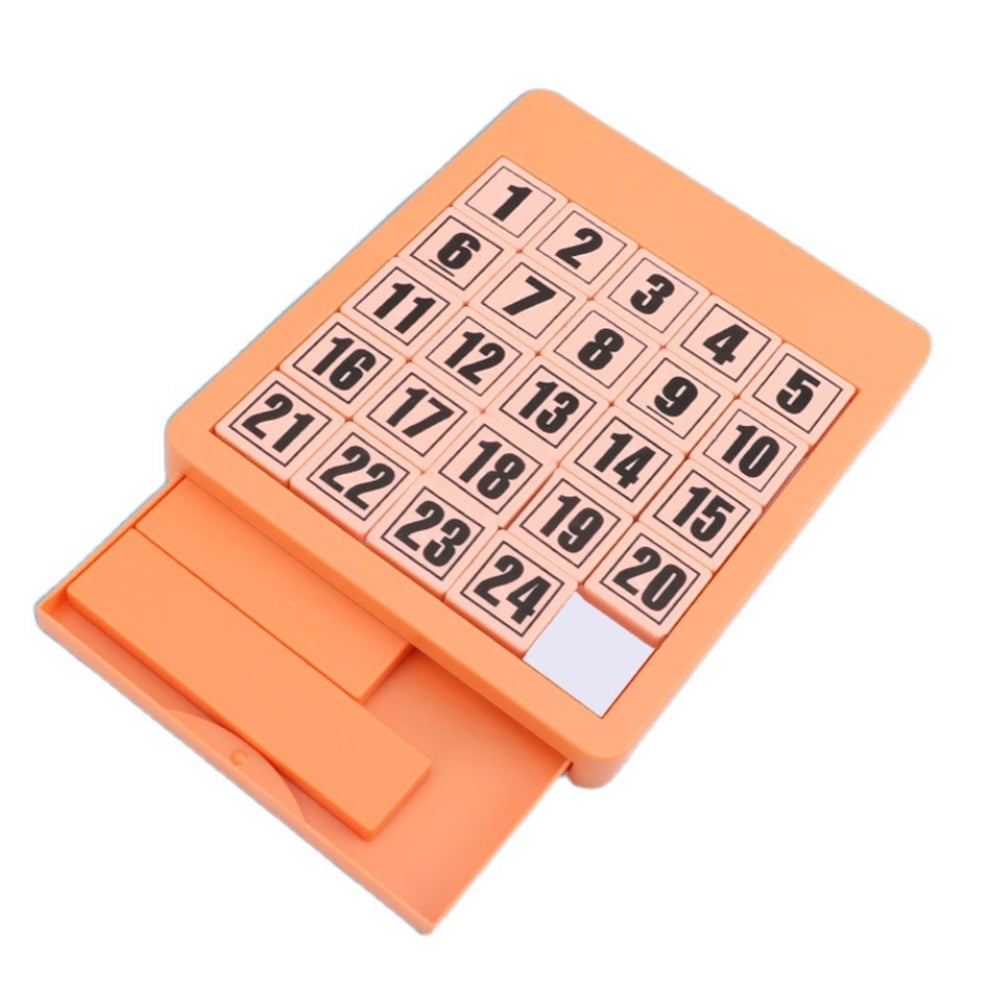 Sliding Number Puzzle Number Puzzle Toy Colored Number Cognition