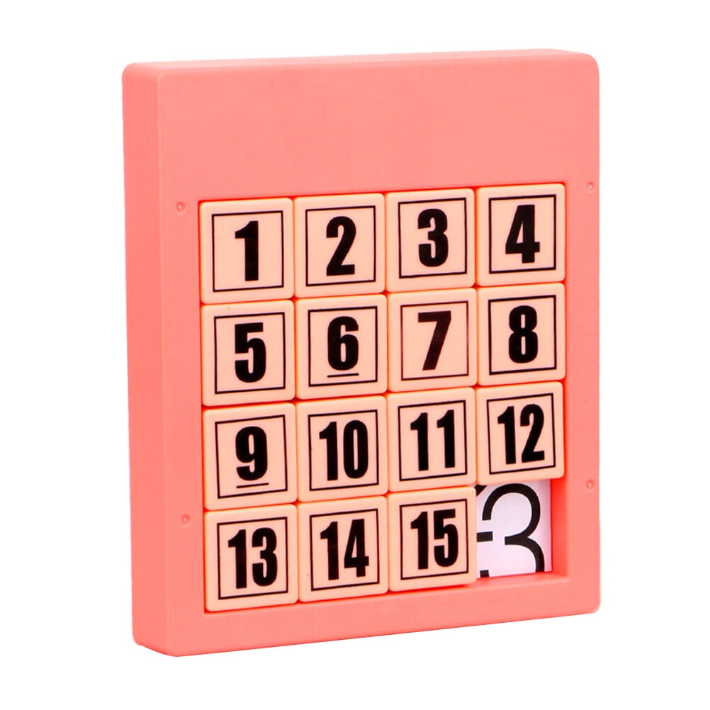 Sliding Number Puzzle Number Puzzle Toy Colored Number Cognition