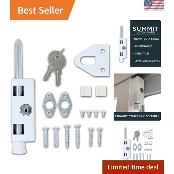 Sliding Patio Door Lock with 2 Keys - Ultimate Home Security Solution