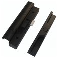 thumbnail image 1 of Sliding Patio Glass Door Black Handle Set Replacement - Interior and Exterior Pull Handles with Screws - Fix and Repair Door Hardware, 1 of 5