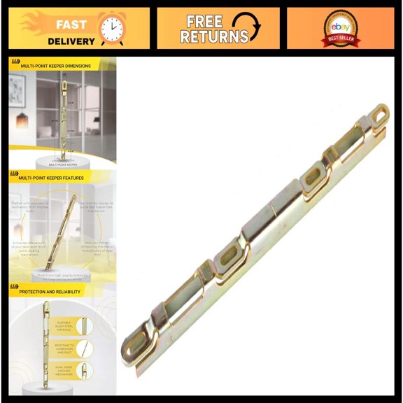 Sliding Patio Glass Door Multi-Point Keeper for 2 Point Lock | Repair Security H