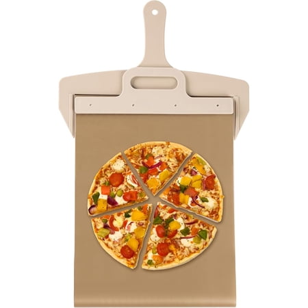 Sliding Pizza Peel,Non-Stick Pizza Spatula Paddle with Detachable Handle, Pizza Peel Slider,Transfer for Pizza,Sliding Pizza Shovel Slide