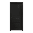 thumbnail image 1 of Sliding Pocket Door 24 x 84 inches | Ego 5012 Painted Black Oak | Kit Rail Hardware | Solid Wood Interior Bedroom Modern Doors, 1 of 6
