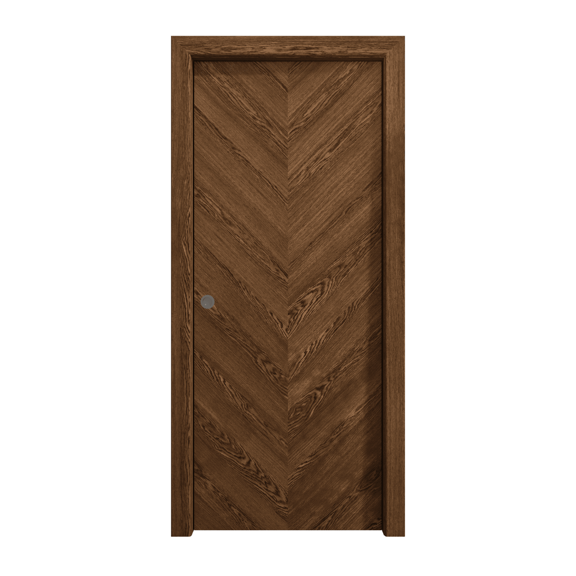 Sliding Pocket Door 28 x 80 inches Ego 5005 Cognac Oak Kit Rail