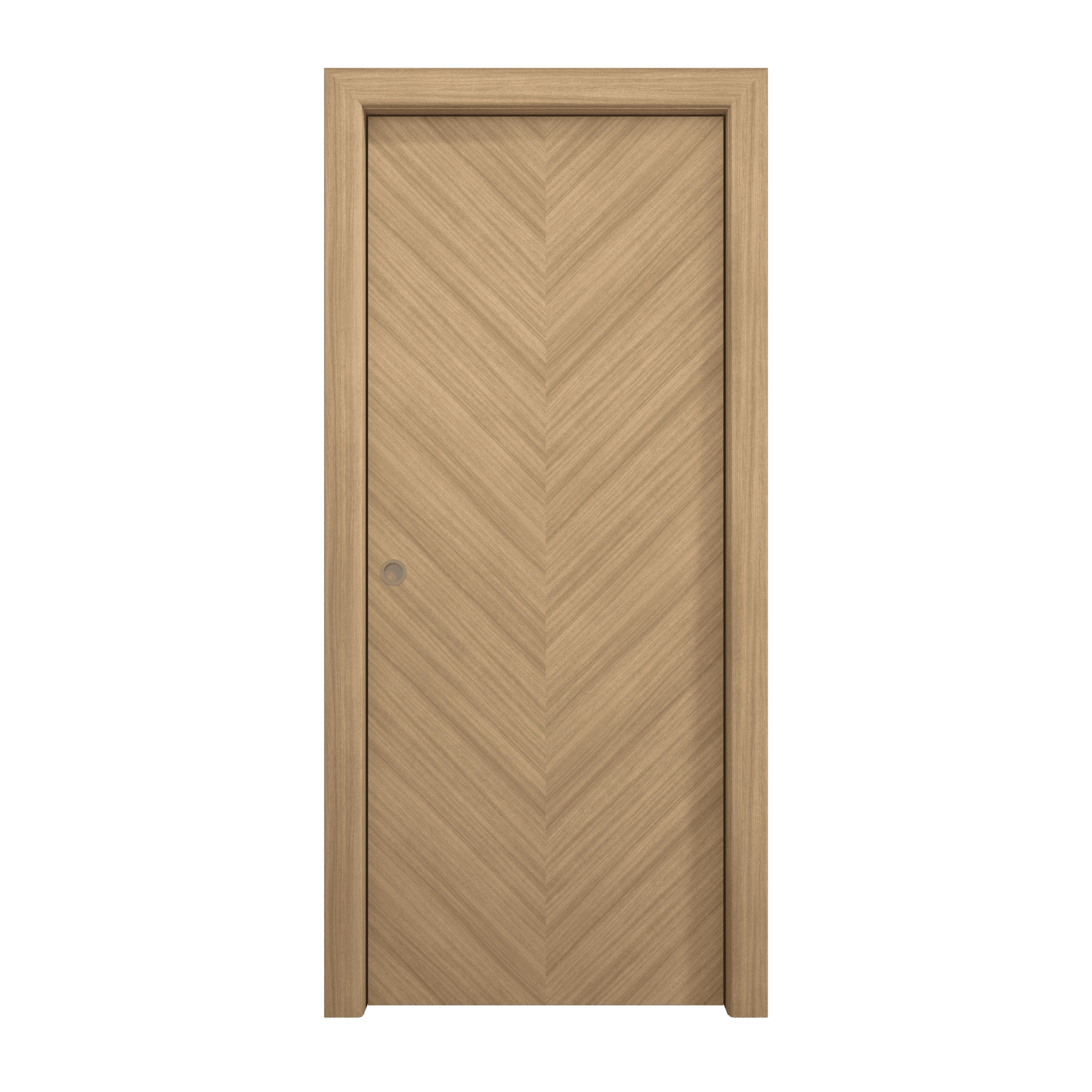 Sliding Pocket Door 30 x 84 inches | Ego 5005 Natural Oak | Kit Rail
