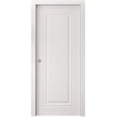 thumbnail image 1 of Sliding Pocket Door 30 x 84 inches | SELECT 1119 White | Kit Rail Hardware | Solid Wood Interior Bedroom Doors, 1 of 5
