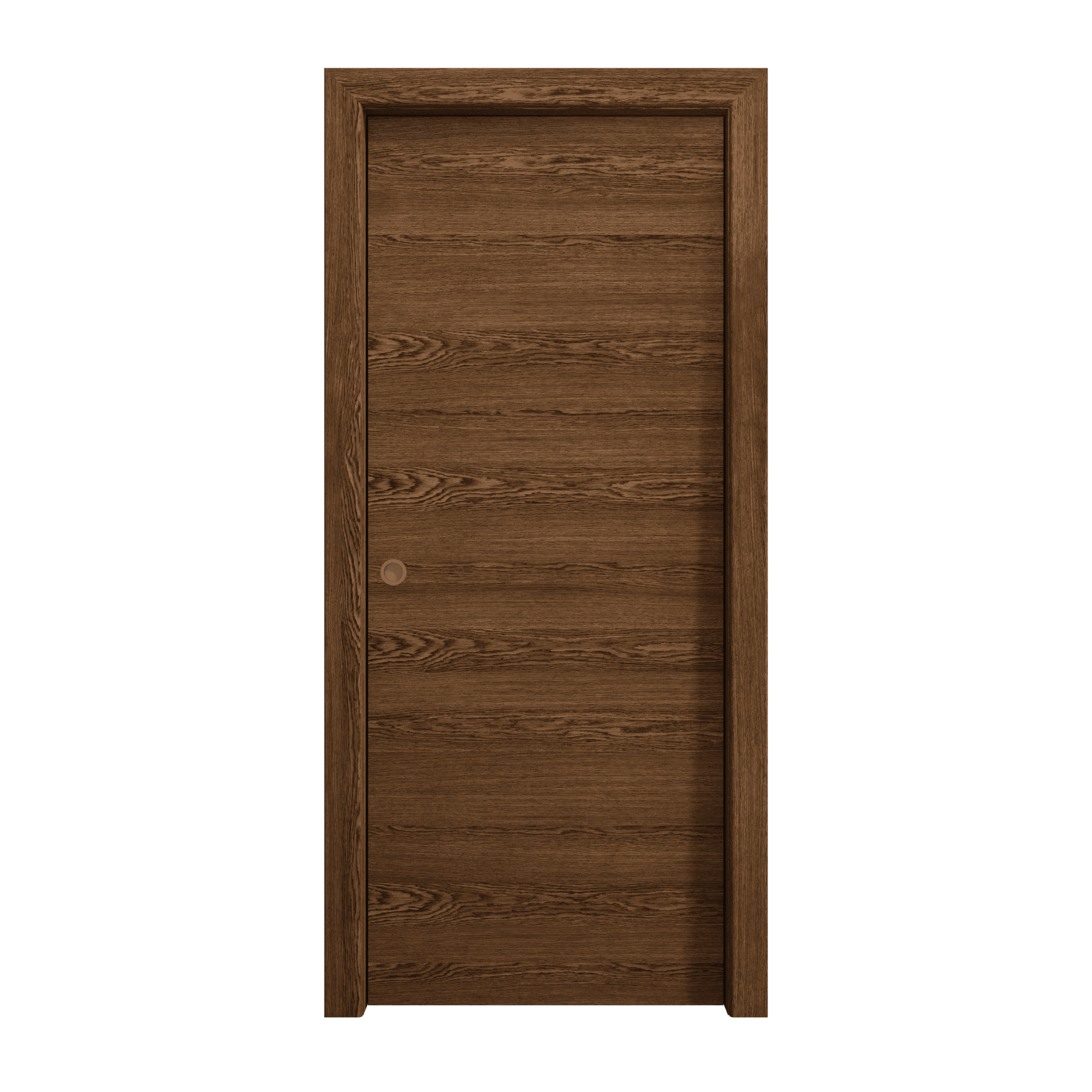 Sliding Pocket Door 30 x 96 inches | Ego 5000 Cognac Oak | Kit Rail