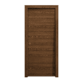thumbnail image 1 of Sliding Pocket Door 36 x 80 inches | Ego 5000 Cognac Oak | Kit Rail Hardware | Solid Wood Interior Bedroom Modern Doors, 1 of 5