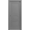 thumbnail image 1 of Sliding Pocket Door 36 x 80 inches / Mela 7001 Painted Grey / Kit Rail Hardware / MDF Interior Bedroom Modern Doors, 1 of 4