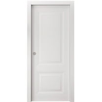 Sliding Pocket Door 36 x 80 inches | SELECT 2249 White | Kit Rail Hardware | Solid Wood Interior Bedroom Doors