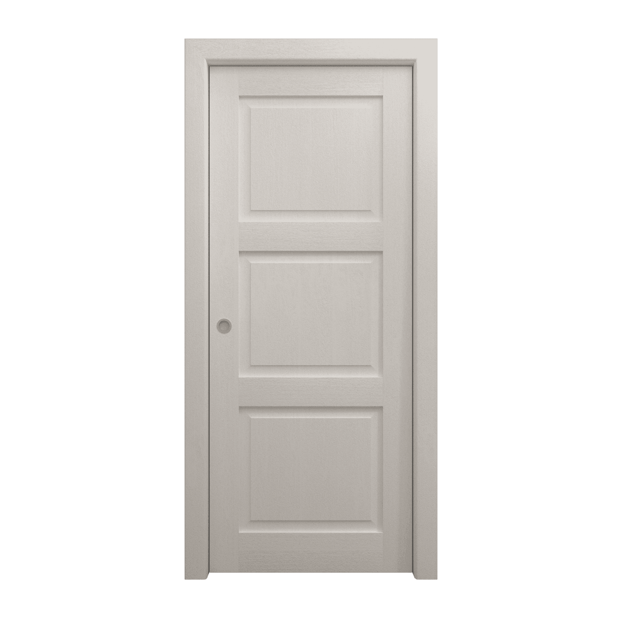 Sliding Pocket Door 36 x 96 inches | Ego 5010 Painted White Oak | Kit ...