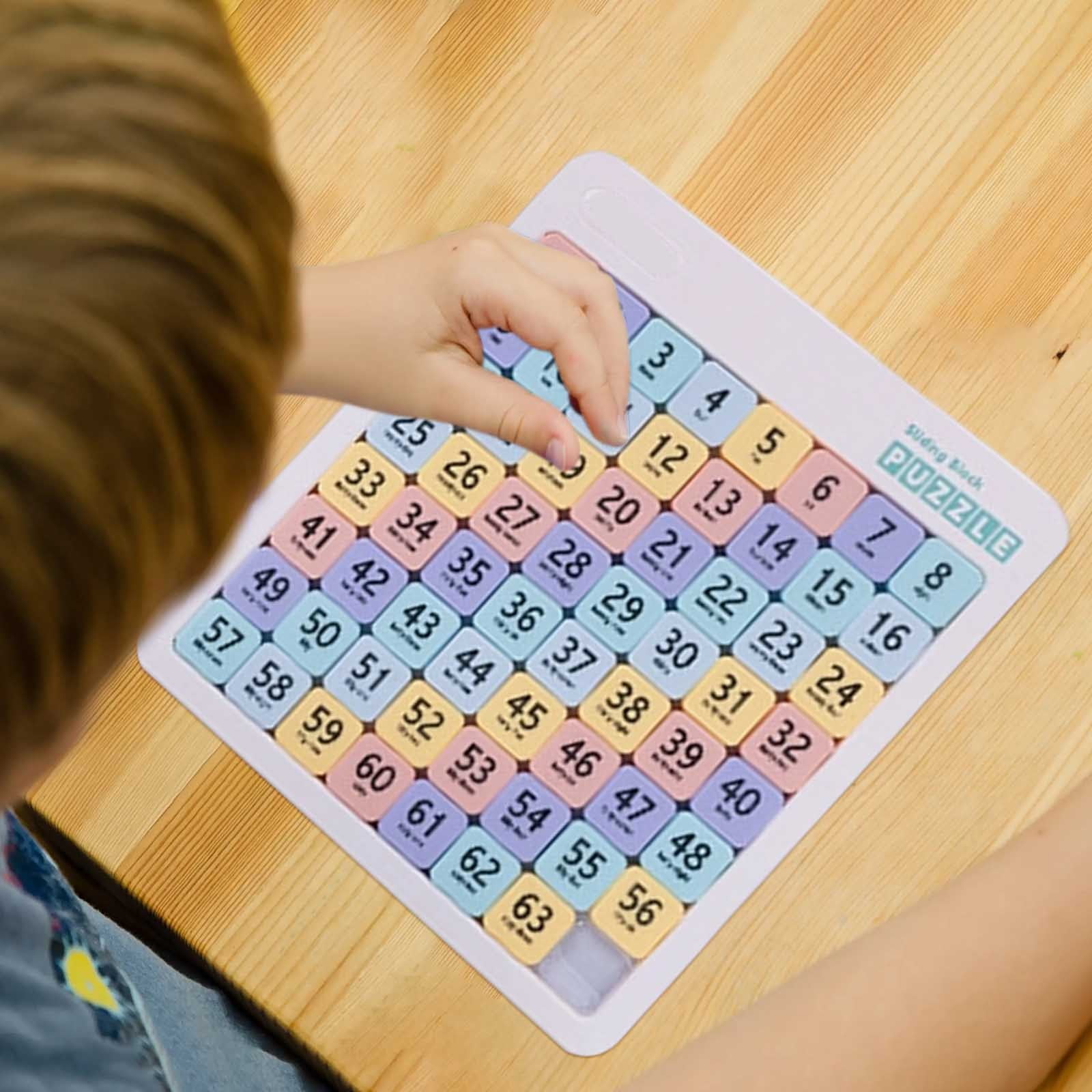 Sliding Puzzle Toy Educational Brain Teaser Game For Kids Ages 5 And Up ...