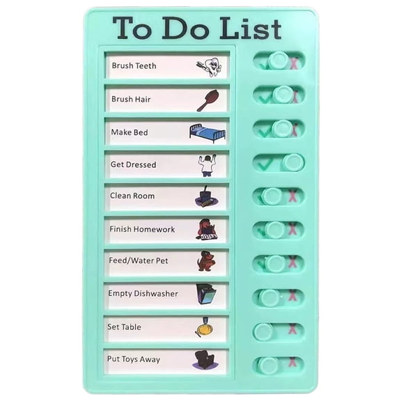 Sliding Routine Chart to Do List, Chores Chart for Adults, Task Planning Board for Home, Work, Office by Ageoie