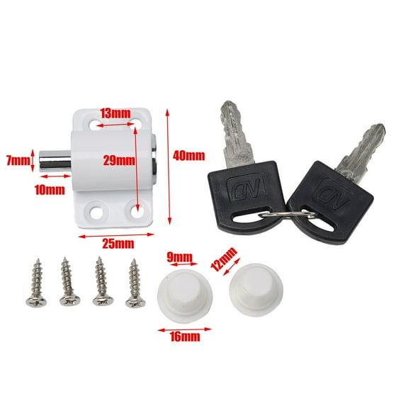 Sliding Sash Door Lock Key Baby Child Safety Protection Antitheft Security Set