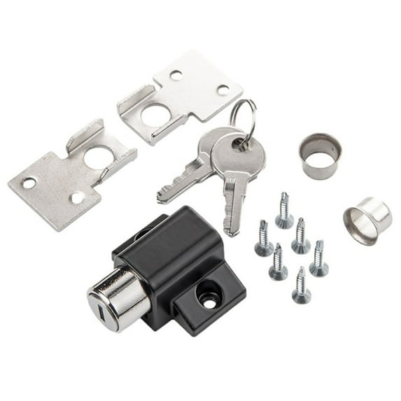 Sliding Sash Patio Door Lock Key Push Baby Child Safety Protection Security Lock