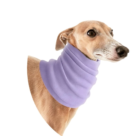 Sliding Screen Door Alternative, Purple S Cat Neck Warmer, Dog Neck Scarf, Cold Wind Insulation, Solid Soft Fabric, 1 Pc