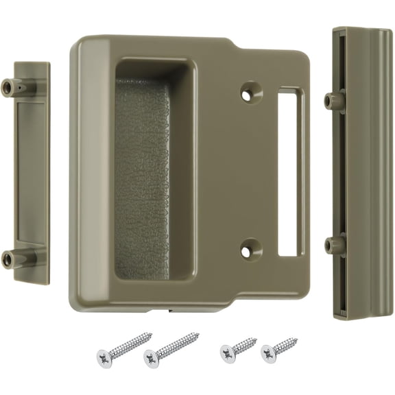 Sliding Screen Door Handle Replacement for Andersen Hardware Kit Parts Pull Fit Doors Form 1982 to PresentStone Color