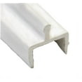 "Standard White Vinyl Sliding Screen Door Track, 72"" Replacement