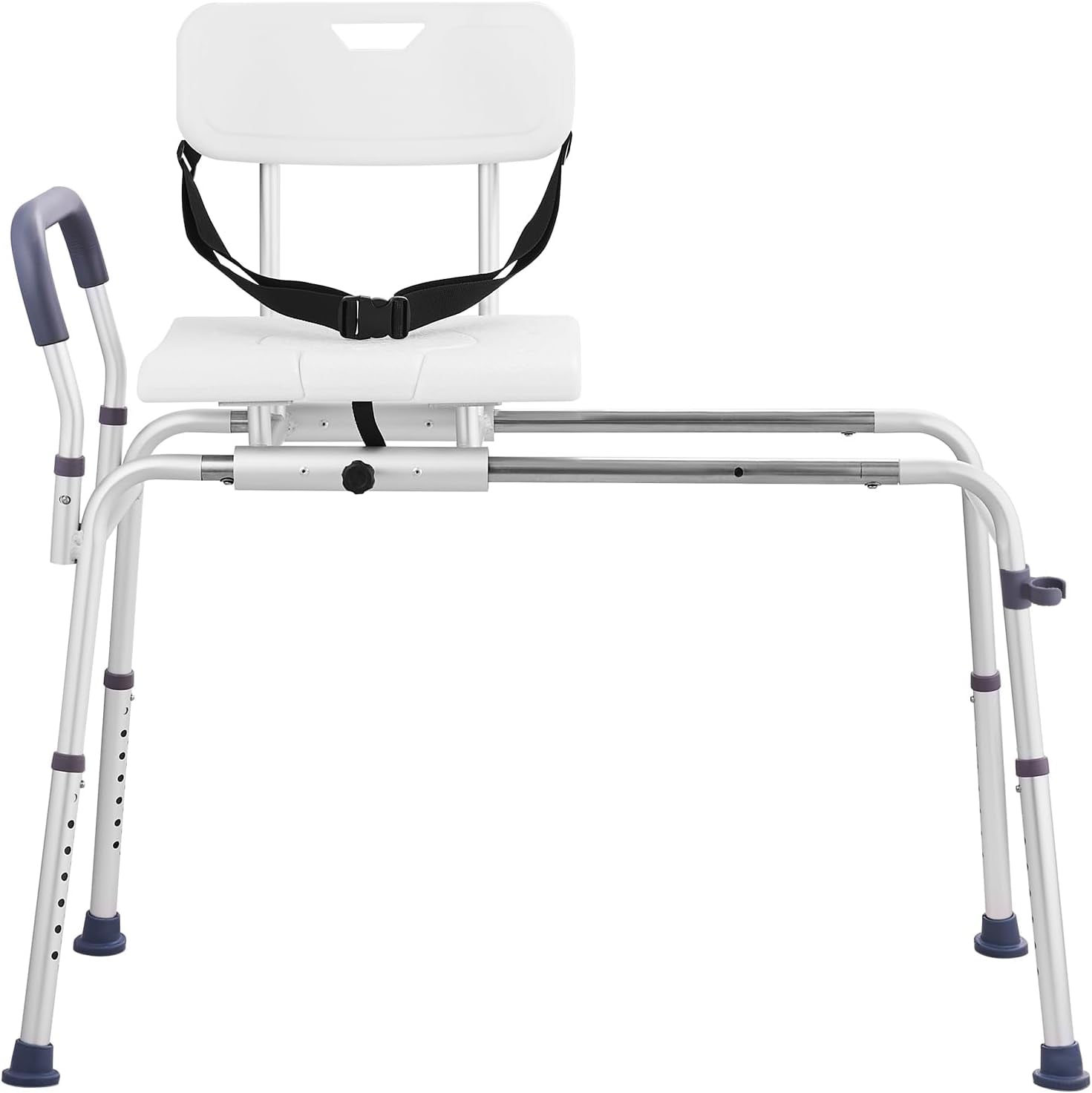 Sliding Shower Chair 320lbs for Elderly and Disabled Adjustable Height with Beige Safety Belt for Safe Showering Suitable for Seniors and Disabled Walmart
